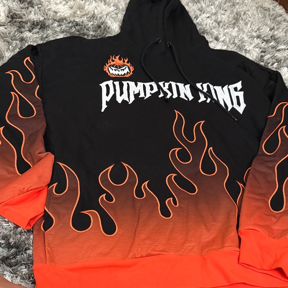 Pumpkin King Black and Orange Hoodie